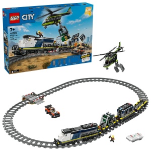 Set LEGO City - Jaf în trenul poliției (60508)