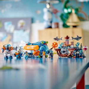 Set LEGO City - Submarin de explorari (60379) - Img 5