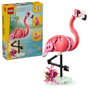 Set LEGO Creator - Animale salbatice: Flamingo roz (31170) - Img 1