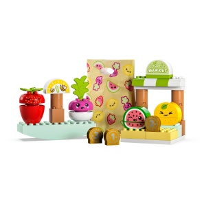 Set LEGO DUPLO - Piata cu produse organice (10983) - Img 6