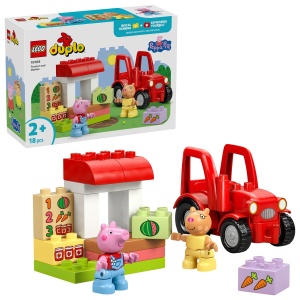 Set LEGO DUPLO - Tractor și piață (10468)