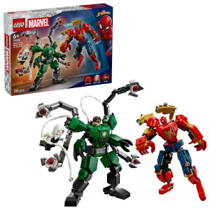Set LEGO Marvel Super Heroes - Bătălia roboților: Omul Păianjen vs Doc Ock (76338)