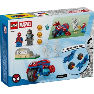 Set LEGO Marvel Super Heroes - Spidey pe motocicletă vs Rhino (11206) - Img 3