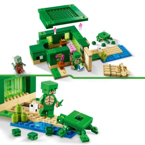 Set LEGO Minecraft - Casa de pe plaja testoaselor (21254) - Img 7