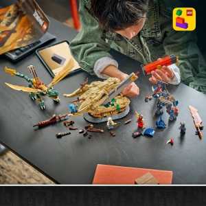 Set LEGO Ninjago - Bătălia de la Sabia Dragonului (71871) - Img 5