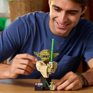 Set LEGO Star Wars - Bustul lui Yoda (75438) - Img 4