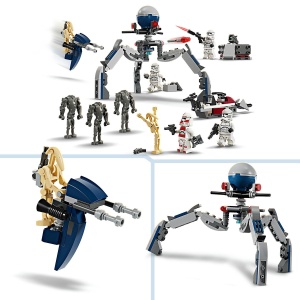 Set LEGO Star Wars - Pachet de lupta: Clone Trooper si droid de lupta (75372) - Img 7