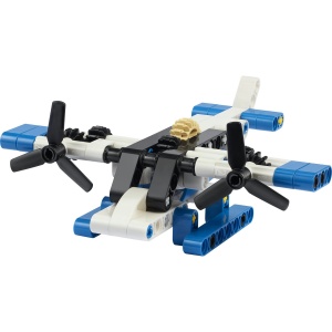 Set LEGO Technic - Hidroavion alb (30736) - Img 2