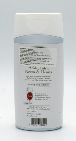 Sidha šampon 180ml - Img 2