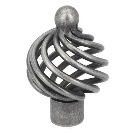 Buton mobila 1303 ZN9 argint antic Siro