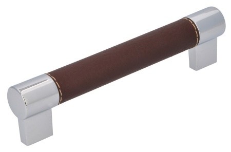 Maner mobila H191 LS8ZN1 piele maro, crom lucios Siro