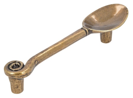 Maner mobila 1052 ZN10 bronz antic lingura Siro