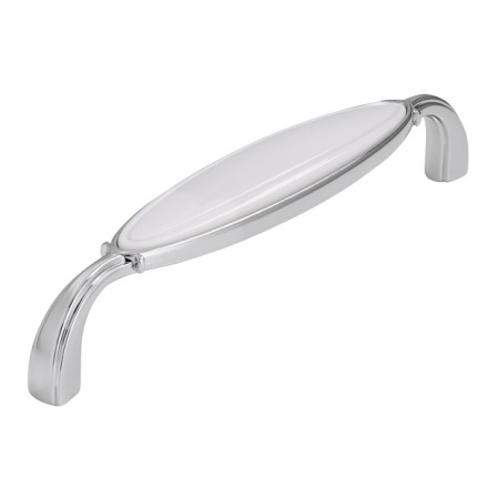 Maner mobila 1973 ZN1A4 argint antic insertie plastic Siro