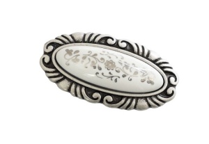 Buton mobila P45.00.A6.E8G argento vechio Giusti