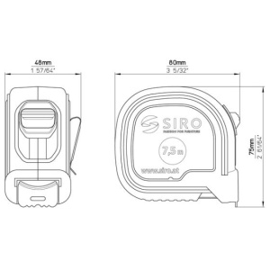 Ruleta 7.5m SIRO 