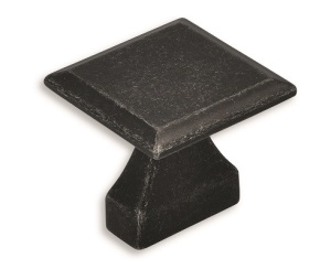 Buton mobila 2439-32ZN78 negru vintage Siro