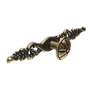 Buton mobila cu sild 1474-143ZN10 bronz antic Siro - Img 3