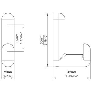 Cuier mobila Lumbo 2686/ZN27 inox Siro - Img 4