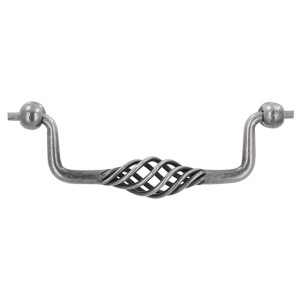 Maner mobila 1267-147ZN9 argint antic Siro
