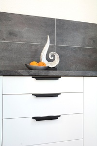 Maner mobilier 2454-218PB12 negru mat Siro
