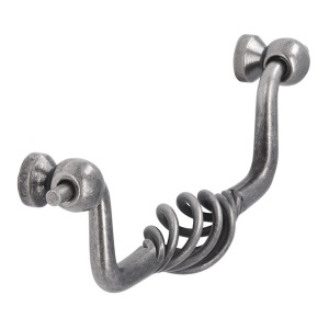 Maner mobila 1267-147ZN9 argint antic Siro