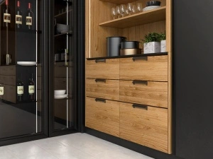 Maner mobilier 2477-168PB12 negru mat Siro