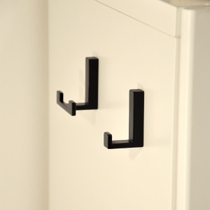 Cuier 2325/PB12 negru mat Siro