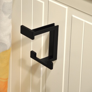 Cuier 2324/PB12 negru mat Siro