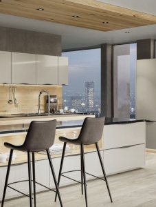 Maner mobilier 2467-695PB12 negru mat Siro