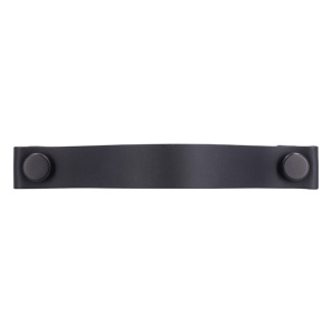 Maner mobila LE011-190LE5PB12 piele neagra, negru mat Siro