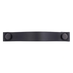 Maner mobila LE011-190LE5PB12 piele neagra, negru mat Siro