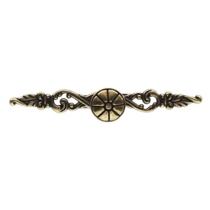 Buton mobila cu sild 1474-143ZN10 bronz antic Siro - Img 2