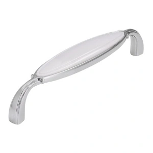 Maner mobila 1973 ZN1A4 argint antic insertie plastic Siro