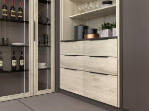 Manere mobilier negru mat 2446-320PB12 Siro