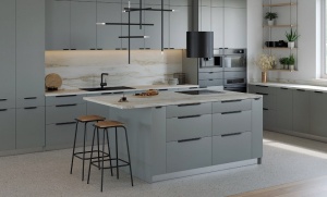 Maner mobilier 2447-190PB12 negru mat Siro