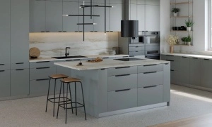 Maner mobilier 2447-190PB12 negru mat Siro
