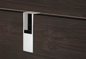 Buton mobila H 80x29mm, finisaj aluminiu 152.13.900 Hafele