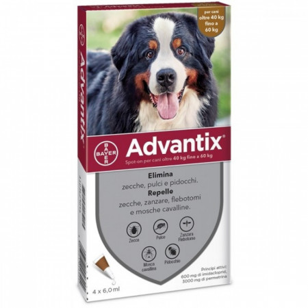 Advantix caini 40kg ~ 60kg 1 pipeta