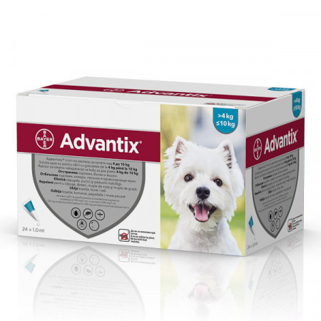Advantix caini 4kg~10kg ~ 1 pipeta