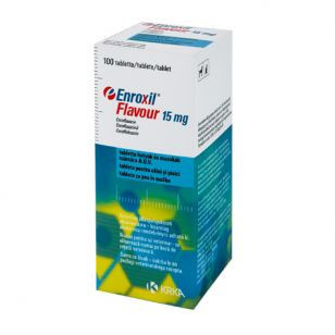 Enroxil Flavour 15 mg 10 comprimate
