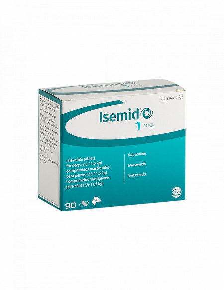Isemid 1 mg, comprimate masticabile pentru caini blister 10 cp