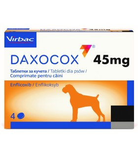 Daxocox 45 mg 4 tablete pentru caini