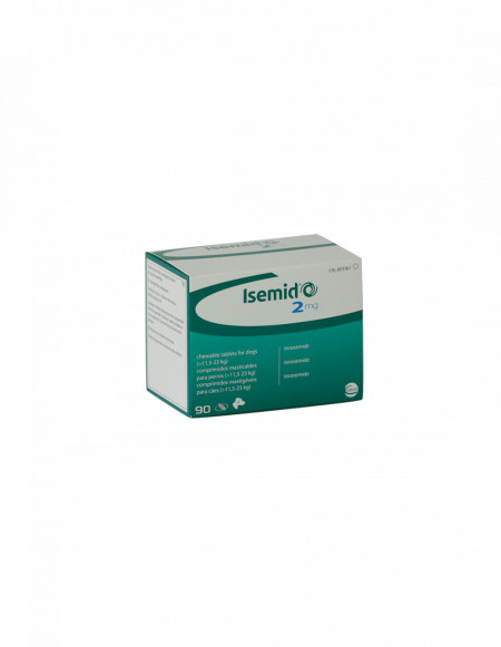Isemid 2 mg, comprimate masticabile pentru caini 1 cp