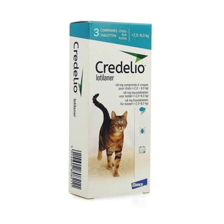 Credelio 48 mg 2-8 kg 3 tablete