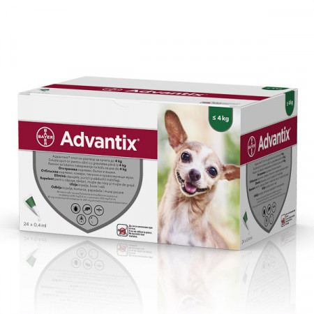 Advantix caini <4kg ~ 1 pipeta