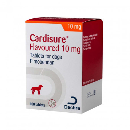 Cardisure 10 mg blister a 10 comprimate palatabile pentru câini