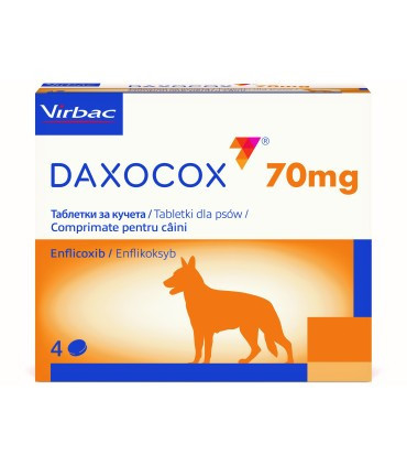Daxocox 70 mg 1 tableta pentru caini