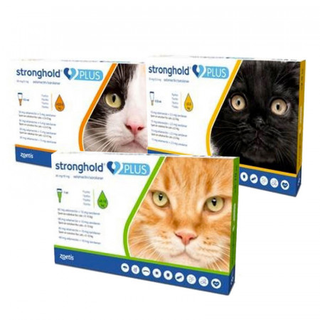 Stronghold Plus Pisica 30 mg, 0.5 ml (2.5 - 5 kg), 1 pipeta