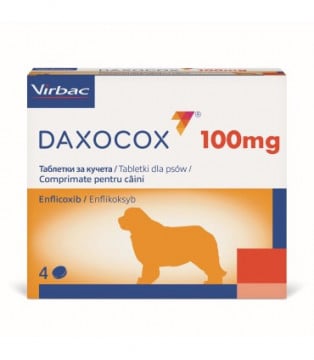 Daxocox 100 mg 4 tablete pentru caini