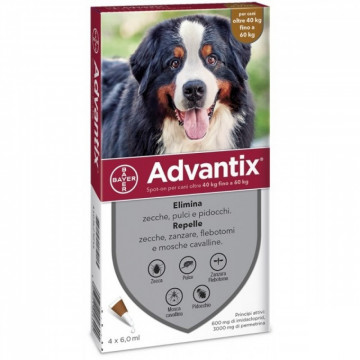Advantix caini 40kg ~ 60kg 1 pipeta